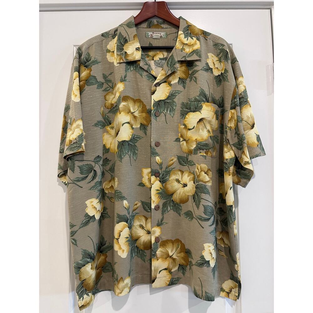 Tommy Bahama 100% Silk Shirt XL